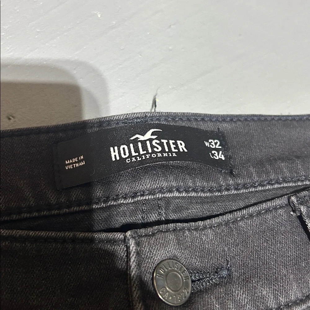 Hollister Black Washed Jeans - Picture 8 of 12